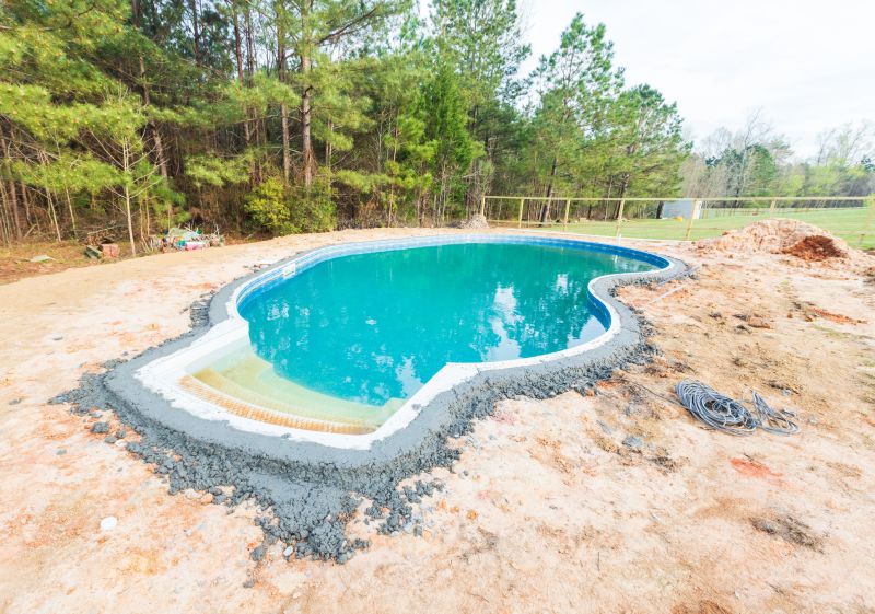 Pool Prep Yard Leveling Process